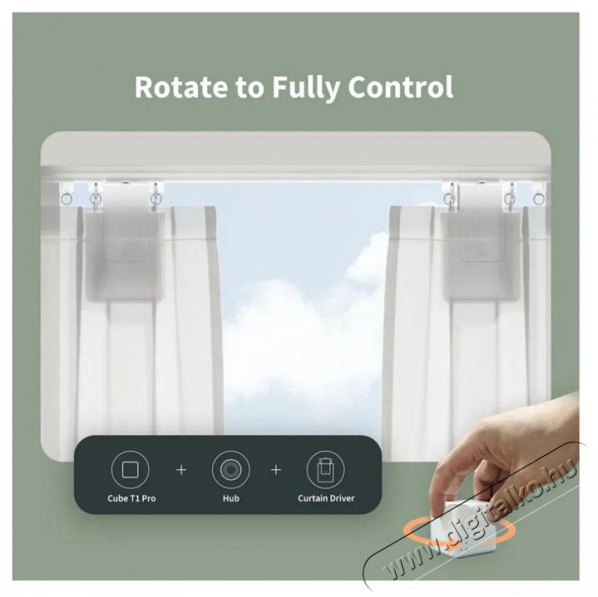 AQARA Cube T1 Pro H&aacute;ztart&aacute;s / Otthon / K&uuml;lt&eacute;r - Okos otthon - Kieg&eacute;sz&iacute;tő - 508047