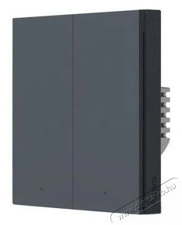 AQARA Smart Wall Switch H1 (No Neutral, Double Rocker), sz&uuml;rke H&aacute;ztart&aacute;s / Otthon / K&uuml;lt&eacute;r - Okos otthon - Kieg&eacute;sz&iacute;tő - 523763