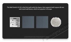 AQARA Smart Wall Switch H1 (No Neutral, Single Rocker), sz&uuml;rke H&aacute;ztart&aacute;s / Otthon / K&uuml;lt&eacute;r - Okos otthon - Kieg&eacute;sz&iacute;tő - 523765