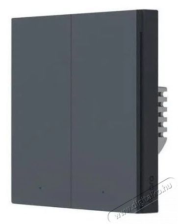 AQARA Smart Wall Switch H1 (With Neutral, Double Rocker), sz&uuml;rke H&aacute;ztart&aacute;s / Otthon / K&uuml;lt&eacute;r - Okos otthon - Kieg&eacute;sz&iacute;tő - 523767