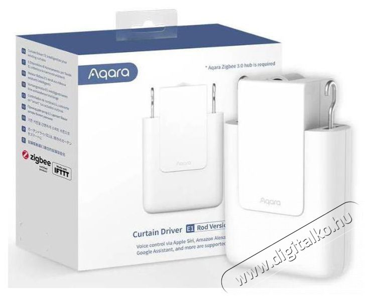 AQARA Curtain Driver E1 Track Version H&aacute;ztart&aacute;s / Otthon / K&uuml;lt&eacute;r - Okos otthon - Kieg&eacute;sz&iacute;tő - 523749