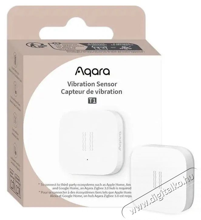 AQARA Vibration Sensor T1 (VB-S01D) H&aacute;ztart&aacute;s / Otthon / K&uuml;lt&eacute;r - Okos otthon - Kieg&eacute;sz&iacute;tő - 519329