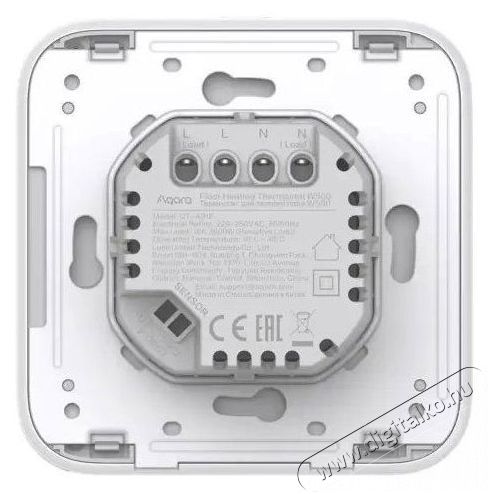 AQARA Floor Heating Thermostat W500 (UT-A01D) H&aacute;ztart&aacute;s / Otthon / K&uuml;lt&eacute;r - Okos otthon - Termoszt&aacute;t - 519312