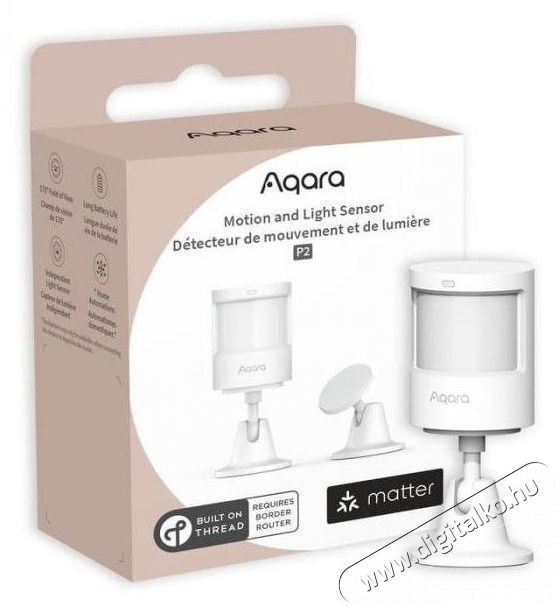 AQARA Motion and Light Sensor P2 H&aacute;ztart&aacute;s / Otthon / K&uuml;lt&eacute;r - Biztons&aacute;gtechnika - Mozg&aacute;s&eacute;rz&eacute;kelő - 519313