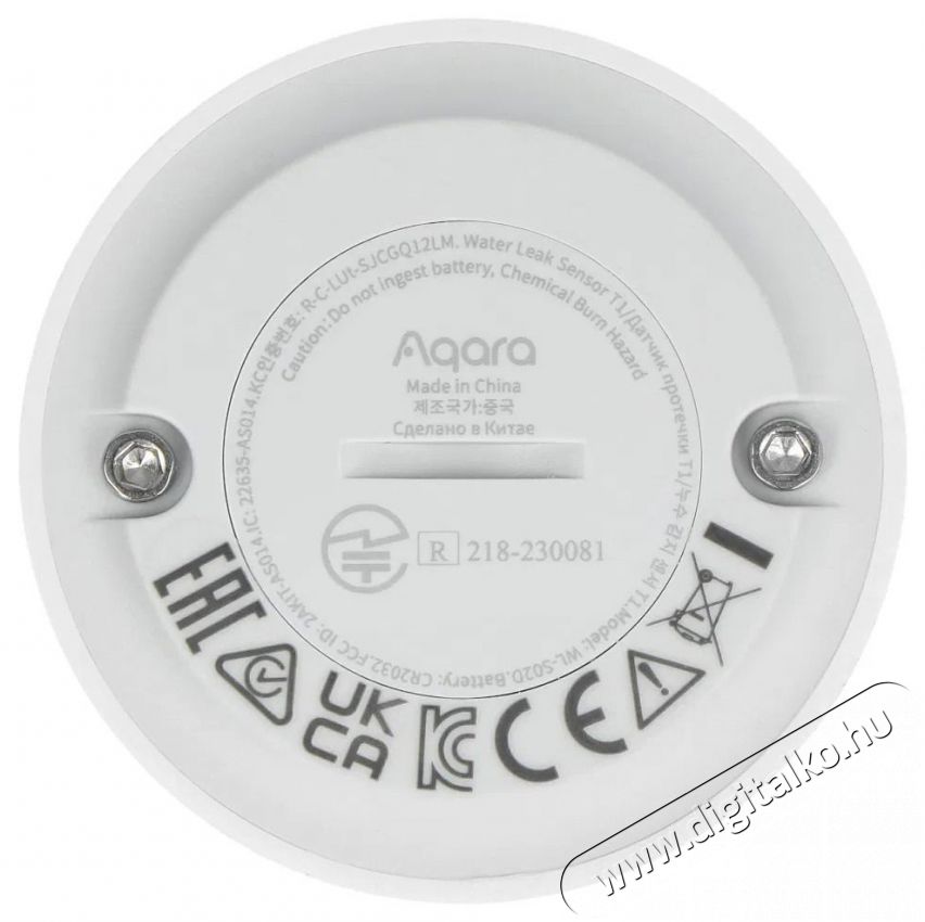 AQARA Water Leak Sensor T1 H&aacute;ztart&aacute;s / Otthon / K&uuml;lt&eacute;r - Biztons&aacute;gtechnika - V&iacute;zsziv&aacute;rg&aacute;s &eacute;rz&eacute;kelő - 519330