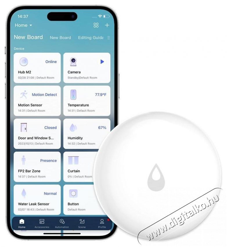 AQARA Water Leak Sensor T1 H&aacute;ztart&aacute;s / Otthon / K&uuml;lt&eacute;r - Biztons&aacute;gtechnika - V&iacute;zsziv&aacute;rg&aacute;s &eacute;rz&eacute;kelő - 519330