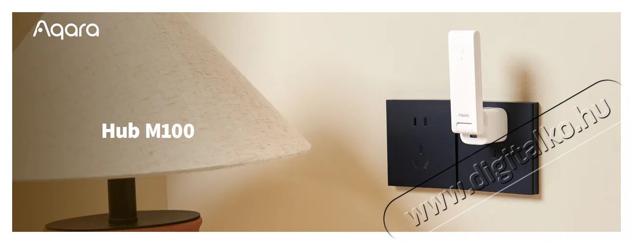 AQARA Hub M100 (HM-G02D) H&aacute;ztart&aacute;s / Otthon / K&uuml;lt&eacute;r - Okos otthon - Kieg&eacute;sz&iacute;tő - 508043