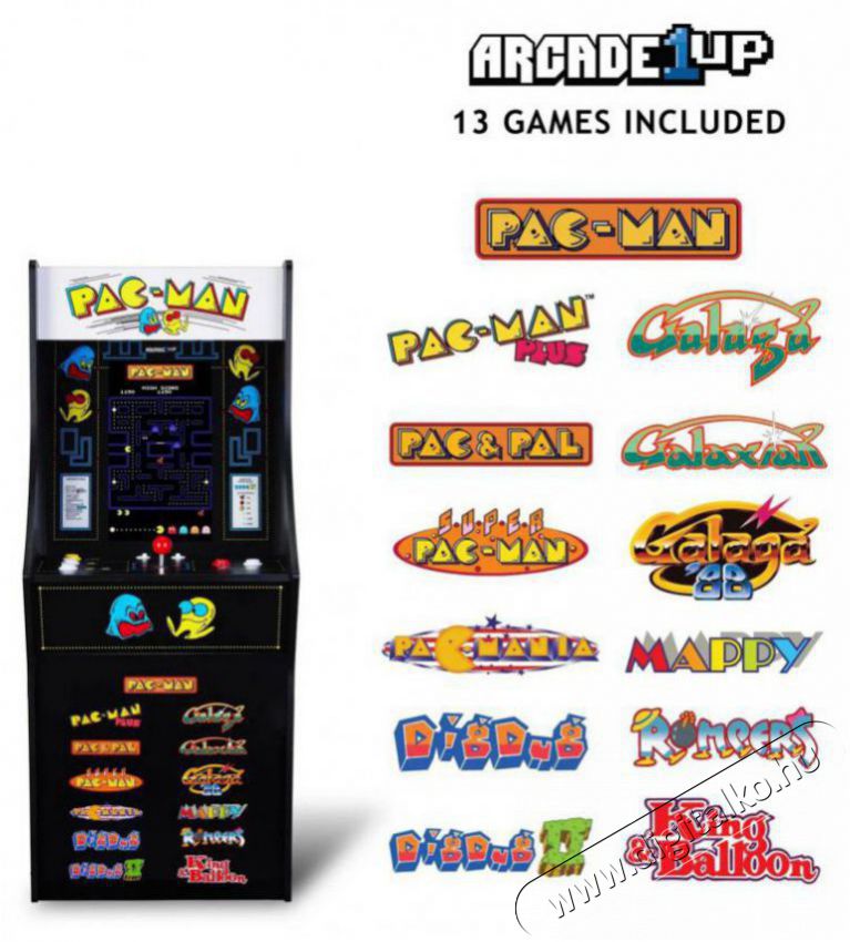 Arcadeup Arcade1up Pac-Man Classic SE H&aacute;ztart&aacute;s / Otthon / K&uuml;lt&eacute;r - J&aacute;t&eacute;k / Sport - Elektronikus / robot - 523785