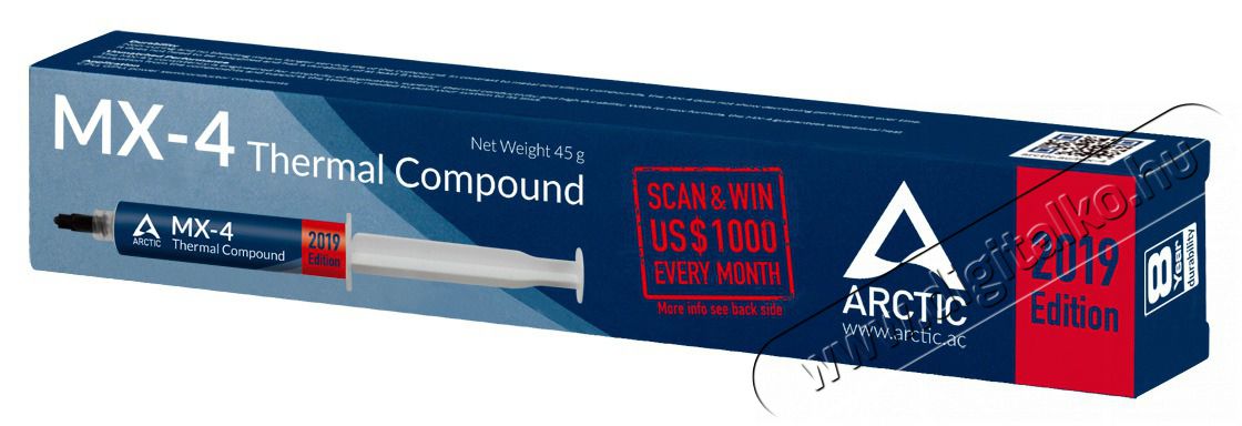 ARCTIC MX-4 45g hűtőpaszta Iroda &eacute;s sz&aacute;m&iacute;t&aacute;stechnika - Egy&eacute;b sz&aacute;m&iacute;t&aacute;stechnikai term&eacute;k - 498401