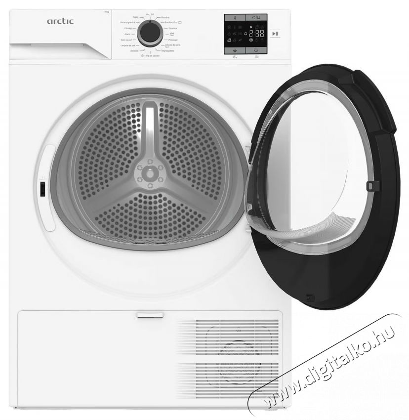 ARCTIC A2T18239W Hőszivatty&uacute;s sz&aacute;r&iacute;t&oacute;g&eacute;p, 8 kg, 15 program, D energiaoszt&aacute;ly, feh&eacute;r H&aacute;ztart&aacute;s / Otthon / K&uuml;lt&eacute;r - Mos&oacute;g&eacute;p / sz&aacute;r&iacute;t&oacute;g&eacute;p - Sz&aacute;r&iacute;t&oacute;g&eacute;p - 536021