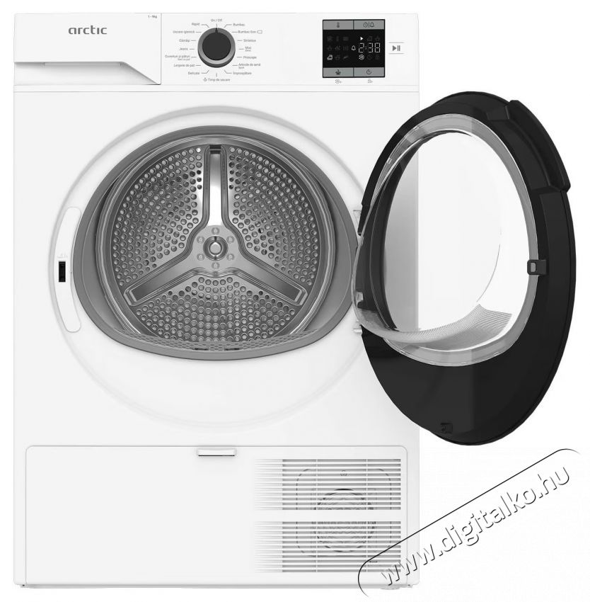 ARCTIC A2T19239W Hőszivatty&uacute;s sz&aacute;r&iacute;t&oacute;g&eacute;p, 9 kg, 15 program, D energiaoszt&aacute;ly, Aqua Surf, Feh&eacute;r H&aacute;ztart&aacute;s / Otthon / K&uuml;lt&eacute;r - Mos&oacute;g&eacute;p / sz&aacute;r&iacute;t&oacute;g&eacute;p - Sz&aacute;r&iacute;t&oacute;g&eacute;p - 536006