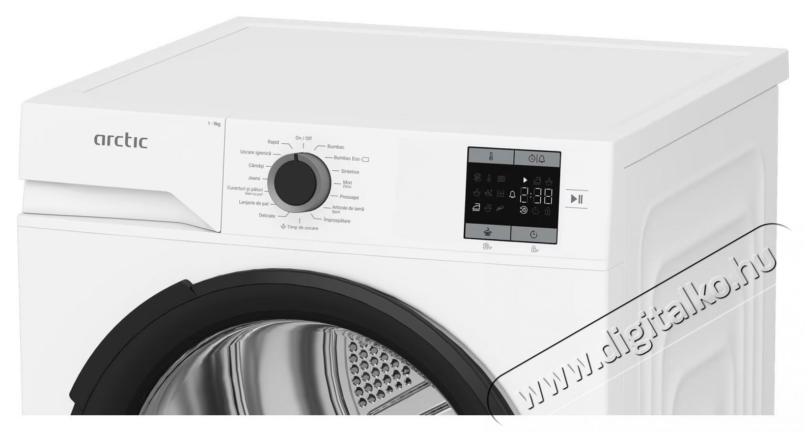 ARCTIC A2T19239W Hőszivatty&uacute;s sz&aacute;r&iacute;t&oacute;g&eacute;p, 9 kg, 15 program, D energiaoszt&aacute;ly, Aqua Surf, Feh&eacute;r H&aacute;ztart&aacute;s / Otthon / K&uuml;lt&eacute;r - Mos&oacute;g&eacute;p / sz&aacute;r&iacute;t&oacute;g&eacute;p - Sz&aacute;r&iacute;t&oacute;g&eacute;p - 536006