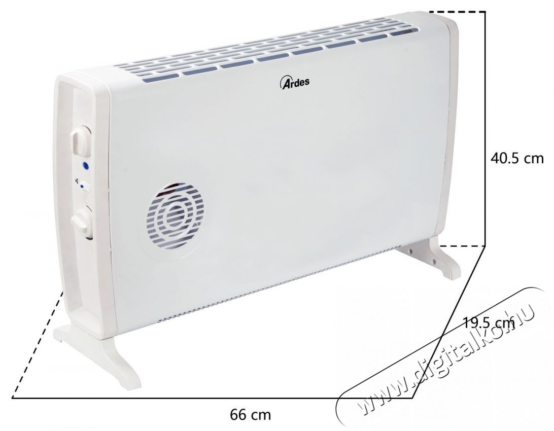 Ardes 4C05 Elektromos konvektor H&aacute;ztart&aacute;s / Otthon / K&uuml;lt&eacute;r - Fűt&eacute;s - Konvektor - 524162