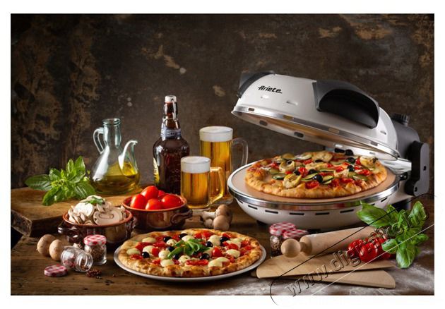 Ariete 918.WH DaGennaro feh&eacute;r pizzas&uuml;tő Konyhai term&eacute;kek - S&uuml;tő-főzőlap, tűzhely (szabadon&aacute;ll&oacute;) - Mini s&uuml;tő / mini grill / mini konyha - 415310