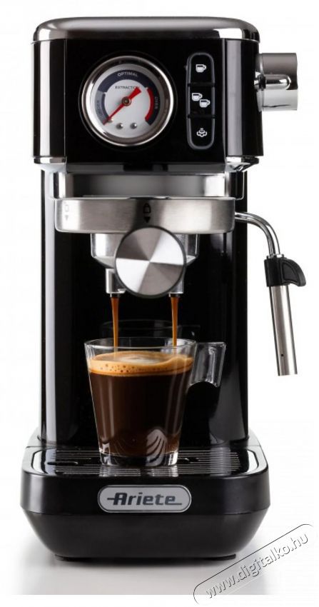 Ariete Moderna Slim 1381 .BK Karos k&aacute;v&eacute;főző Konyhai term&eacute;kek - K&aacute;v&eacute;főző / k&aacute;v&eacute;&ouml;rlő / kieg&eacute;sz&iacute;tő - Pressz&oacute; k&aacute;v&eacute;főző - 505163