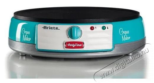 Ariete Party Time 202/01, k&eacute;k Konyhai kisg&eacute;p (s&uuml;t&eacute;s / főz&eacute;s / hűt&eacute;s / &eacute;telk&eacute;sz&iacute;t&eacute;s) Konyhai term&eacute;kek - Konyhai kisg&eacute;p (s&uuml;t&eacute;s / főz&eacute;s / hűt&eacute;s / &eacute;telk&eacute;sz&iacute;t&eacute;s) - S&uuml;tem&eacute;ny / palacsinta k&eacute;sz&iacute;tő g&eacute;p - 523812
