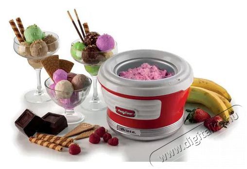 Ariete Party Time 643, piros Konyhai term&eacute;kek - Konyhai kisg&eacute;p (s&uuml;t&eacute;s / főz&eacute;s / hűt&eacute;s / &eacute;telk&eacute;sz&iacute;t&eacute;s) - Fagylaltk&eacute;sz&iacute;tő g&eacute;p - 523820