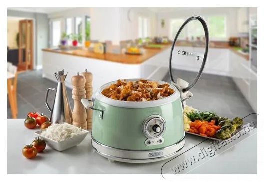 Ariete Vintage 2904/04 - z&ouml;ld Konyhai term&eacute;kek - Konyhai kisg&eacute;p (s&uuml;t&eacute;s / főz&eacute;s / hűt&eacute;s / &eacute;telk&eacute;sz&iacute;t&eacute;s) - L&eacute;gkever&eacute;ses főzőg&eacute;p / elektromos kukta / multifunkci&oacute;s s&uuml;tő - 523817