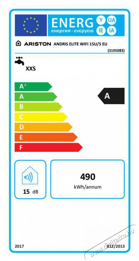 Ariston Andris Elite 15 PL EU H&aacute;ztart&aacute;s / Otthon / K&uuml;lt&eacute;r - V&iacute;zmeleg&iacute;tő / bojler / t&aacute;rol&oacute; - Bojler / melegv&iacute;z t&aacute;rol&oacute; - 515178