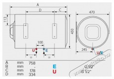 Ariston PRO1 ECO 80 H 1,8K PL EU V&iacute;zmeleg&iacute;tő / bojler / t&aacute;rol&oacute; H&aacute;ztart&aacute;s / Otthon / K&uuml;lt&eacute;r - V&iacute;zmeleg&iacute;tő / bojler / t&aacute;rol&oacute; - Bojler / melegv&iacute;z t&aacute;rol&oacute; - 526903