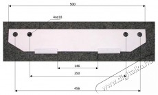 Ariston tart&oacute; A 50 - 200 Tv kieg&eacute;sz&iacute;tők - Fali tart&oacute; / konzol - Fali k&eacute;sz&uuml;l&eacute;k tart&oacute; - 515175