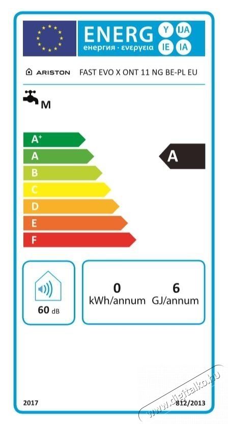 Ariston FAST EVO X DISPLAY ONT 11 NG EU &aacute;tfoly&oacute;s g&aacute;zbojler H&aacute;ztart&aacute;s / Otthon / K&uuml;lt&eacute;r - V&iacute;zmeleg&iacute;tő / bojler / t&aacute;rol&oacute; - Bojler / melegv&iacute;z t&aacute;rol&oacute; - 536037