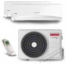 Ariston Prios 55 dual XD0 multisplit kl&iacute;ma, 2 x 9000 BTU H&aacute;ztart&aacute;s / Otthon / K&uuml;lt&eacute;r - Ventil&aacute;tor / L&eacute;gkondicion&aacute;l&oacute; - Split kl&iacute;ma - 536030