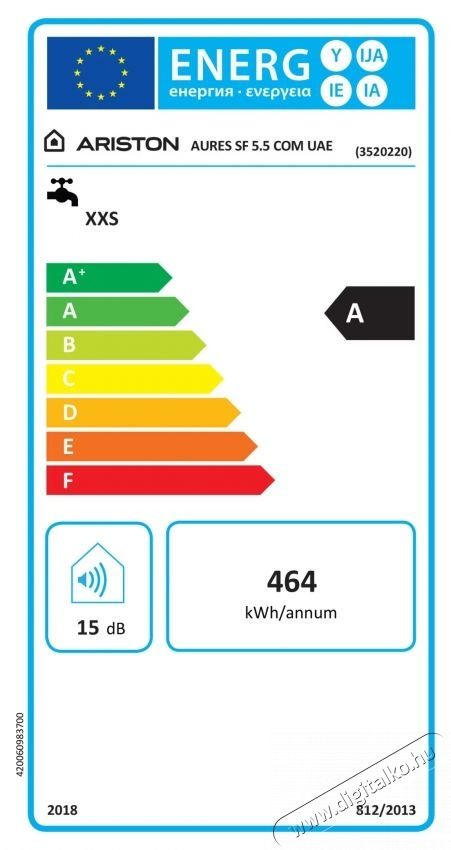 Ariston AURES SLIM FLOW &Aacute;tfoly&oacute;s elektromos v&iacute;zmeleg&iacute;tő H&aacute;ztart&aacute;s / Otthon / K&uuml;lt&eacute;r - V&iacute;zmeleg&iacute;tő / bojler / t&aacute;rol&oacute; - V&iacute;zmeleg&iacute;tő - 536040