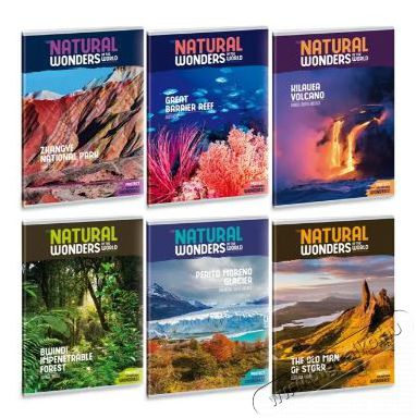 ARS UNA Natural Wonders A5 extra kapcsos sima f&uuml;zet Iroda &eacute;s sz&aacute;m&iacute;t&aacute;stechnika - Egy&eacute;b sz&aacute;m&iacute;t&aacute;stechnikai term&eacute;k - 390622