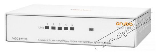 Aruba Instant On R8R44A 1430 5x GbE LAN port nem menedzselhető switch Iroda &eacute;s sz&aacute;m&iacute;t&aacute;stechnika - H&aacute;l&oacute;zat - Switch - 461205