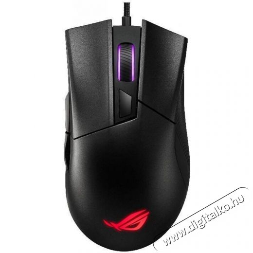 Asus ROG Gladius II Core fekete gamer eg&eacute;r Iroda &eacute;s sz&aacute;m&iacute;t&aacute;stechnika - Eg&eacute;r - Vezet&eacute;kes eg&eacute;r - 385284