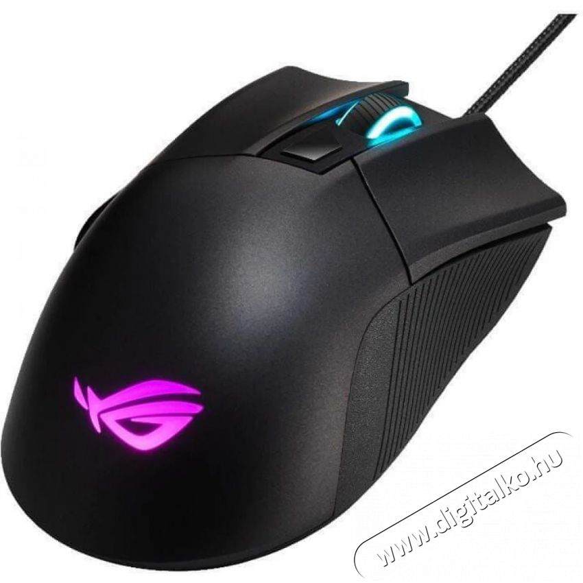 Asus ROG Gladius II Core fekete gamer eg&eacute;r Iroda &eacute;s sz&aacute;m&iacute;t&aacute;stechnika - Eg&eacute;r - Vezet&eacute;kes eg&eacute;r - 385284