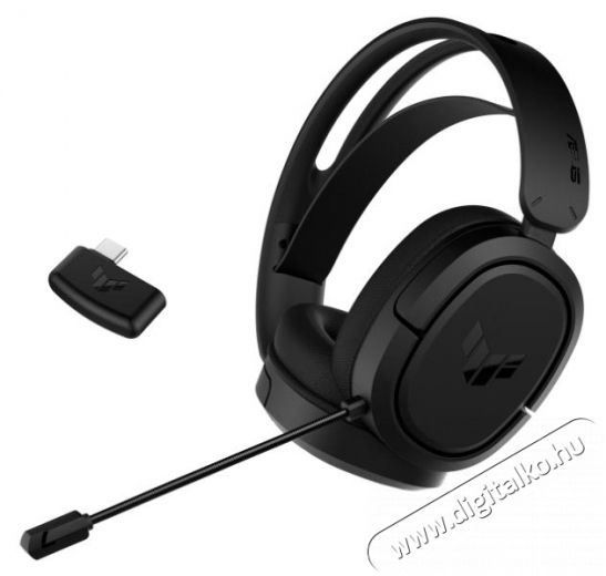 Asus TUF GAMING H1 Wireless fekete gamer headset fejhallgat&oacute; Audio-Video / Hifi / Multim&eacute;dia - F&uuml;l &eacute;s Fejhallgat&oacute;k - Fejhallgat&oacute; mikrofonnal / headset - 414545