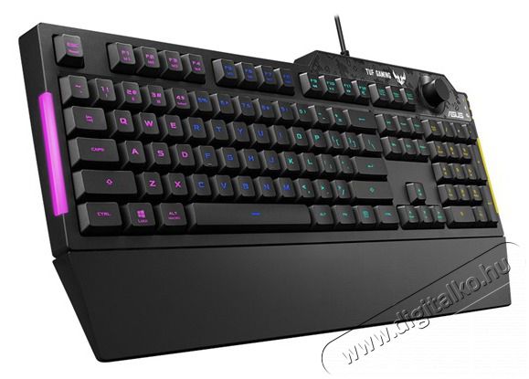 Asus TUF Gaming K1 HUN RGB billentyűzet Iroda &eacute;s sz&aacute;m&iacute;t&aacute;stechnika - Billentyűzet / billentyűzet szett - Vezet&eacute;kes - 441448