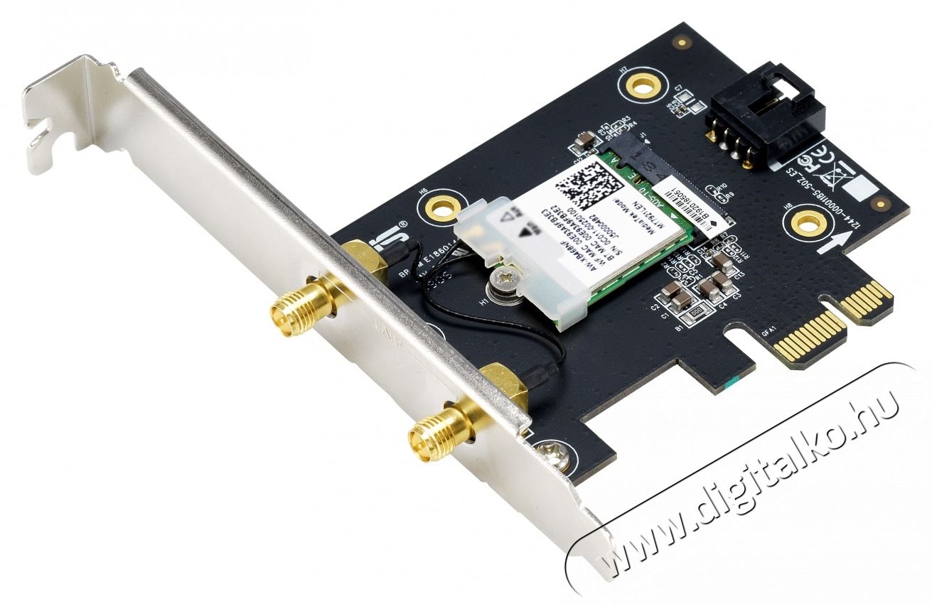 Asus PCE-AX1800 PCI-Express Dual Band AX1800 h&aacute;l&oacute;zati adapter Iroda &eacute;s sz&aacute;m&iacute;t&aacute;stechnika - H&aacute;l&oacute;zat - H&aacute;l&oacute;zati kieg&eacute;sz&iacute;tő - 456088
