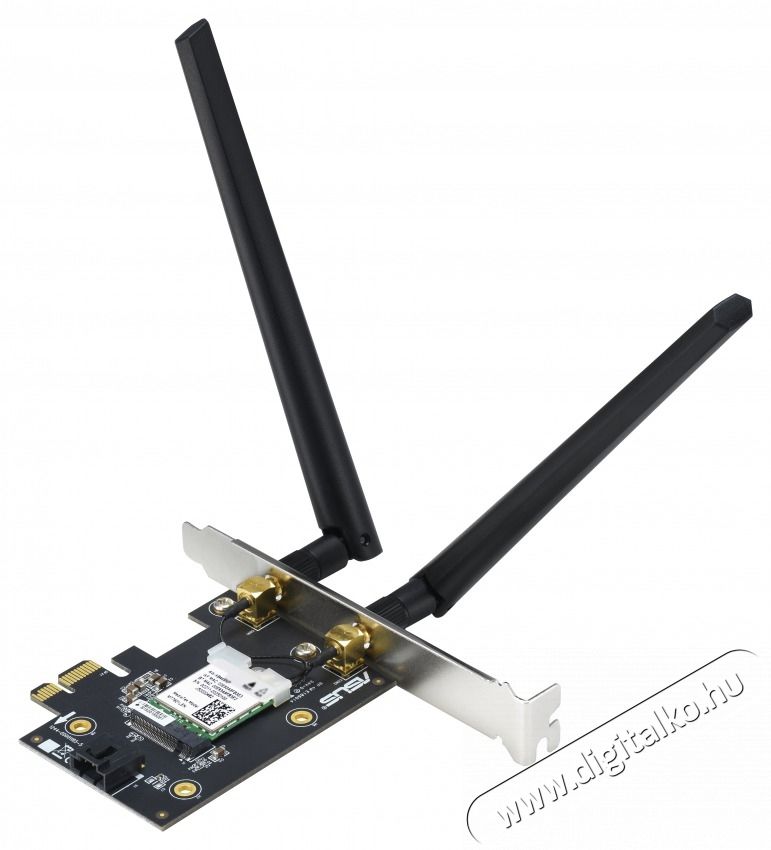 Asus PCE-AX1800 PCI-Express Dual Band AX1800 h&aacute;l&oacute;zati adapter Iroda &eacute;s sz&aacute;m&iacute;t&aacute;stechnika - H&aacute;l&oacute;zat - H&aacute;l&oacute;zati kieg&eacute;sz&iacute;tő - 456088