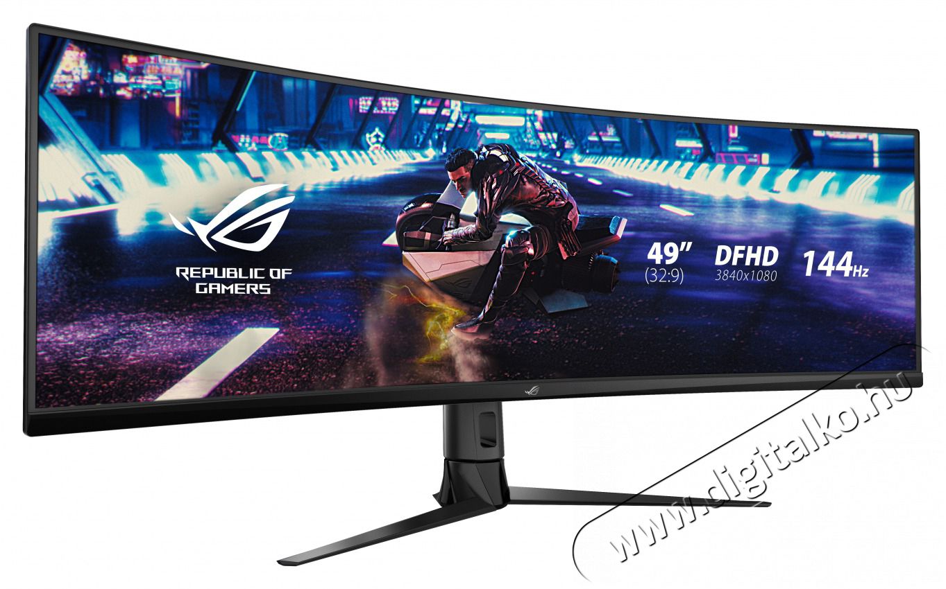 Asus 49 ROG STRIX XG49VQ DFHD VA LED 144Hz HDMI/DP/USB FreeSync &iacute;velt gamer monitor Iroda &eacute;s sz&aacute;m&iacute;t&aacute;stechnika - Monitor - Monitor - 459337