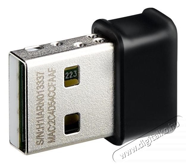 Asus Wireless Adapter Usb Dual Band AC1200, USB-AC53 NANO Iroda &eacute;s sz&aacute;m&iacute;t&aacute;stechnika - H&aacute;l&oacute;zat - H&aacute;l&oacute;zati kieg&eacute;sz&iacute;tő - 487100