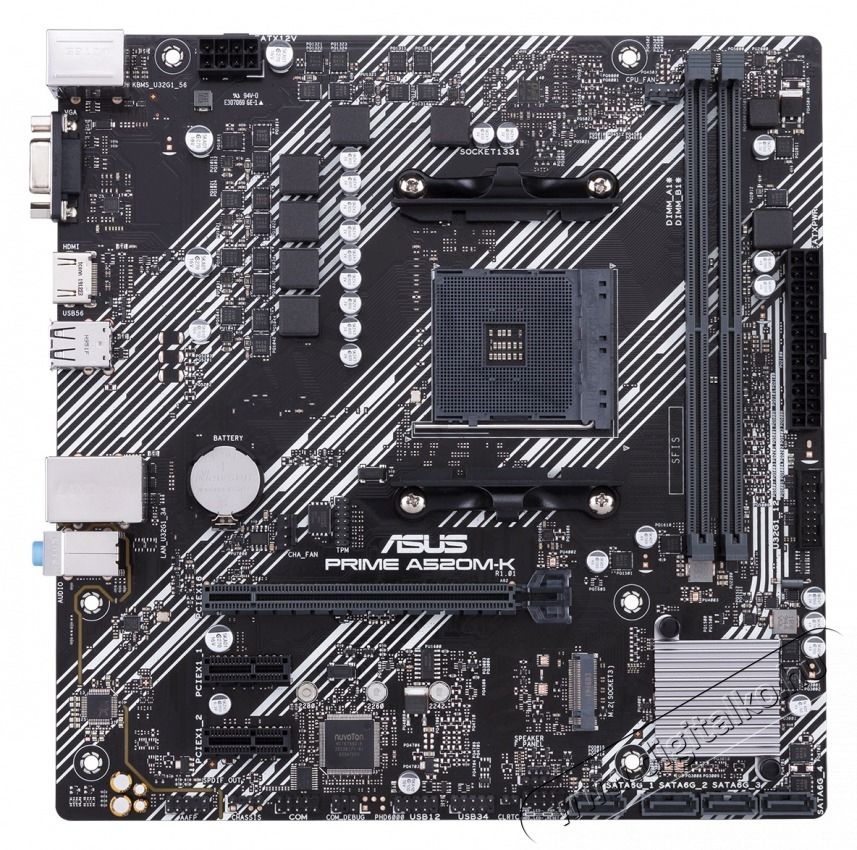 Asus Alaplap AM4 PRIME A520M-K AMD A520, mATX Iroda &eacute;s sz&aacute;m&iacute;t&aacute;stechnika - Egy&eacute;b sz&aacute;m&iacute;t&aacute;stechnikai term&eacute;k - 490574