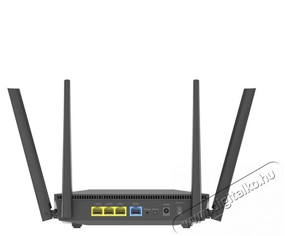 Asus (AX1800) RT-AX52 574+1201Mbps fekete vezet&eacute;k n&eacute;lk&uuml;li router Iroda &eacute;s sz&aacute;m&iacute;t&aacute;stechnika - H&aacute;l&oacute;zat - Router - 497141