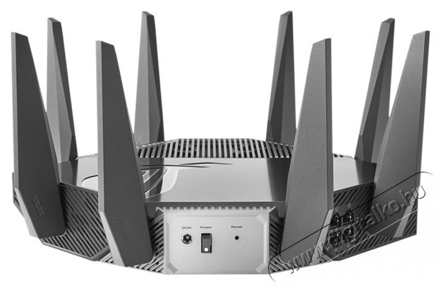 Asus Wireless Router Tri Band AX11000 1xWAN(1Gbps) + 1xWAN/LAN(2.5Gbps) + 4xLAN(1Gbps), ROG RAPTURE GT-AXE11000 Iroda &eacute;s sz&aacute;m&iacute;t&aacute;stechnika - H&aacute;l&oacute;zat - Router - 497118