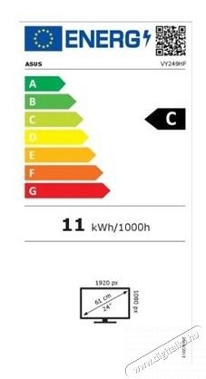 Asus VY249HF-W MONITOR Iroda &eacute;s sz&aacute;m&iacute;t&aacute;stechnika - Monitor - Monitor - 497550