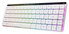Asus ROG Falchion RX Low Profile feh&eacute;r vezet&eacute;k n&eacute;lk&uuml;li billentyűzet Iroda &eacute;s sz&aacute;m&iacute;t&aacute;stechnika - Billentyűzet / billentyűzet szett - Vezet&eacute;k n&eacute;lk&uuml;li - 499978