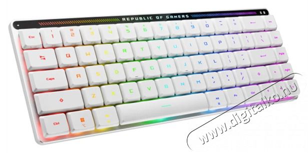 Asus ROG Falchion RX Low Profile feh&eacute;r vezet&eacute;k n&eacute;lk&uuml;li billentyűzet Iroda &eacute;s sz&aacute;m&iacute;t&aacute;stechnika - Billentyűzet / billentyűzet szett - Vezet&eacute;k n&eacute;lk&uuml;li - 499978