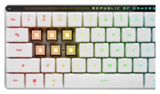 Asus ROG Falchion RX Low Profile feh&eacute;r vezet&eacute;k n&eacute;lk&uuml;li billentyűzet Iroda &eacute;s sz&aacute;m&iacute;t&aacute;stechnika - Billentyűzet / billentyűzet szett - Vezet&eacute;k n&eacute;lk&uuml;li - 499978