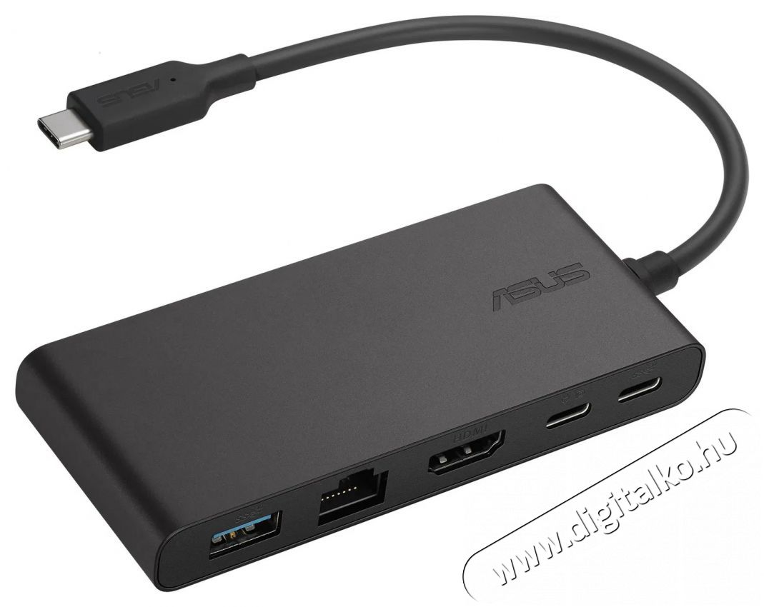 Asus DC201 Dual 4K USB-C Dock Iroda &eacute;s sz&aacute;m&iacute;t&aacute;stechnika - Notebook kieg&eacute;sz&iacute;tő - USB hub / eloszt&oacute; - 503329