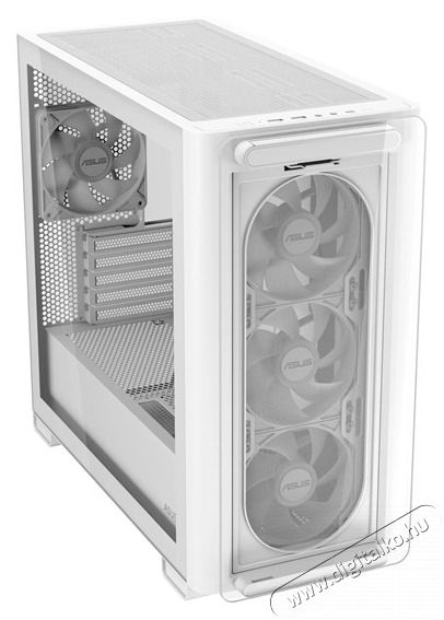 Asus A23 PLUS feh&eacute;r (t&aacute;p n&eacute;lk&uuml;li) ablakos mATX h&aacute;z Iroda &eacute;s sz&aacute;m&iacute;t&aacute;stechnika - Sz&aacute;m&iacute;t&oacute;g&eacute;p tartoz&eacute;k - Sz&aacute;m&iacute;t&oacute;g&eacute;ph&aacute;z - 506185