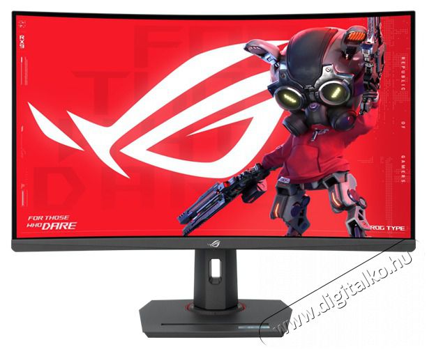 Asus 31,5 ROG Strix XG32WCS QHD Fast VA 180Hz HDMI/DP/USB-C fekete &iacute;velt gamer monitor Iroda &eacute;s sz&aacute;m&iacute;t&aacute;stechnika - Monitor - Monitor - 507634