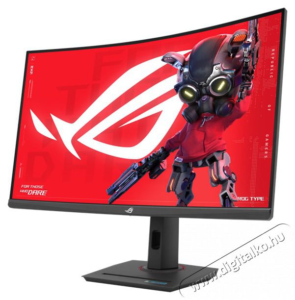 Asus 31,5 ROG Strix XG32WCS QHD Fast VA 180Hz HDMI/DP/USB-C fekete &iacute;velt gamer monitor Iroda &eacute;s sz&aacute;m&iacute;t&aacute;stechnika - Monitor - Monitor - 507634