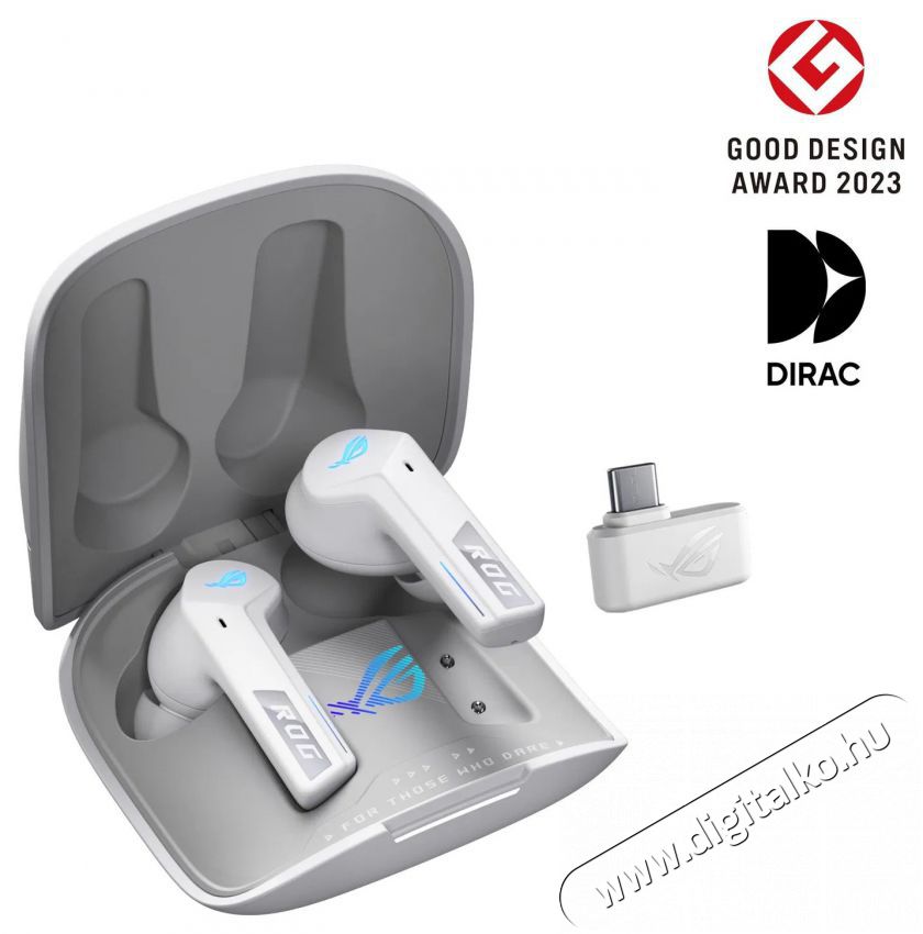 Asus ROG Cetra True Wireless SpeedNova White Audio-Video / Hifi / Multim&eacute;dia - F&uuml;l &eacute;s Fejhallgat&oacute;k - F&uuml;lhallgat&oacute; mikrofonnal / headset - 509865